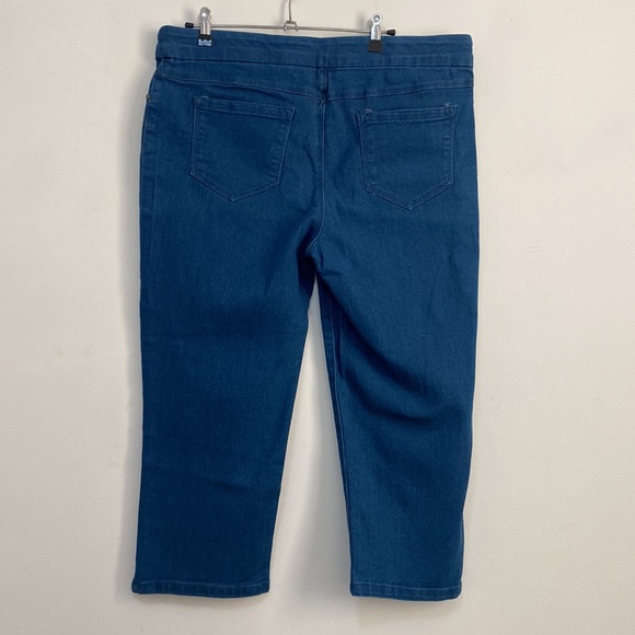 Breakers - Blue Mid Rise Straight Leg Jeans - Size 14 - Picture 3 of 9